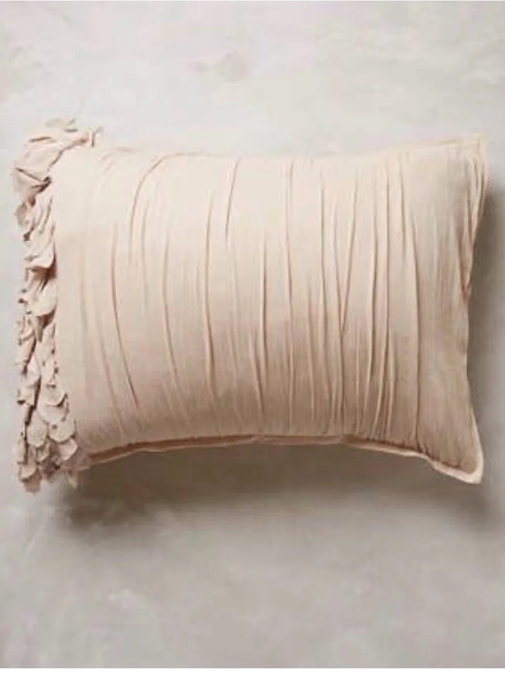 NWT Anthropologie Georgina Ruffled Decorative Pillow - Pair of Standard Shams